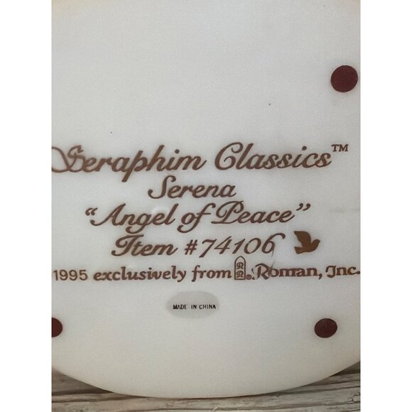 Seraphim Classics Serena “Angel of Peace” 1995 Roman Inc. #74106 - No Box - Picture 11 of 11